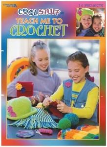 Leisure Arts LA-3285 Cool Stuff Teach Me to Crochet Book