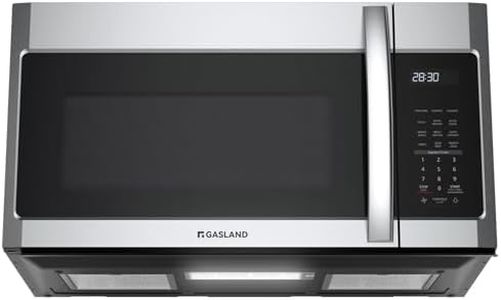 GASLAND 30 Inch Over the Range Microwave Oven, 1.9 Cu.ft Large Capacity Fits 12” Pizza & Family Dishes, 1000W with 11 Power Levels, 400 CFM Fan, One-Touch Cooking, Two-Stage Cooking, Stainless Steel