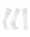 DANISH ENDURANCE Graduated Compression Socks, 21-26mmHg, Breathable & Moisture-Wicking, for Men & Women, Solid White, Large