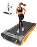 Walking Pad Treadmill, BestGod Incline Under Desk Treadmill 330lbs Capacity, 2.5HP Portable Treadmills for Home, Compact Treadmill Mini Walking Pad, Running Machine with Remote Control and LED Display