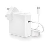 100W USB C Charger,USB C Plug, Fast MacBook Charger, For MacBook Pro, MacBook Air, Samsung Galaxy, iPad Pro, and All USB C Devices (6.5 ft USB C to USB C Cable Included)