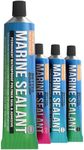 Marine Sealant and Adhesive Waterproof Marine Grade Sealant Caulk High Temp Caulking Water Sealant for Boat Auto and RV Without Silicone - 1 Tube Gray 3oz