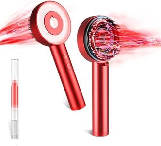 INCFADDY Scalp Massager with Red Light Therapy Hair,3-in-1 Multi-Function Electric Scalp Massage Comb for Hair,Cordless & Portable,Electric Hair Brushes for Home Use