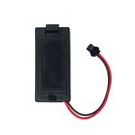 Electronic Spices Single 9v Battery Holder Hard Plastic Case With on/off Switch and 2 Pin Sm JST Connector Pack of 1