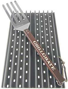 GrillGrate for 18.5" Gas Grills (2 Panels + GrateTool). Various Pellet & Gas Grills