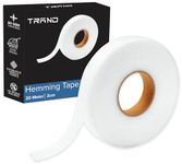 TRAND® Wonder Web 20 Metres I Extra Strong 60GSM I Hemming Tape Iron-On HemTape For Trousers,Clothes| Ironing Adhesive Curtains Hardine No Sew Hemming Web