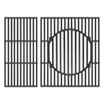 KEESHA BBQ Gourmet System Cooking Grate Replacement for Weber Genesis II 300 and Genesis II LX 300 Series Gas Grills, Cast Iron Grid Grate Perfect for Weber Genesis II S/E-310 315 320 335