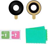 LTZGO 2 Pieces Compatible with iPhone XR Replacement Rear Main Back Camera Glass Lens Part with adhesive