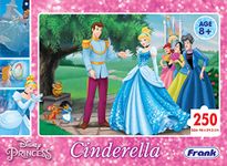 Frank Disney Princess Cinderella Jigsaw Puzzle (250 Pieces) for Kids Above 8+ Years - Fun & Challenging Brain Booster Games | Educational Puzzle for Focus and Memory -34404