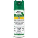 Great Outdoors Insect Repellent Spray - 175 G Aerosol 25% Deet - Adults 175 Gram
