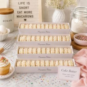 French Macarons Cake Batter, 48 Count