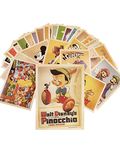 Fancyoung 32 PCS 1 Set Vintage Retro Old Cartoon Postcard Greeting Cards Souvenir Gifts for Worth Collecting