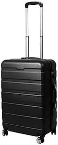 Slimbridge 20" Inch Carry On Luggage Suitcase Trolley Travel Packing TSA Lock Hard Shell Wheels Spinner Luggages Suitcases Black