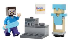 LEGO Minecraft: Steve Minifigure with Furnace and Diamond Armor