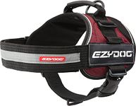 EzyDog Convert Trail-Ready Dog Harness, XX-Large, Burgundy