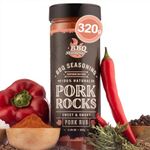 BBQ Moments Pork Rub Barbecue Dry Rub For Pulled Pork, Ribs, Pork Shoulder, Tenderloin, Pork Chop, Steak, Sausage, Meatloaf, BBQ Seasonings And Spices For Grilling, 320g (11.28 Oz)