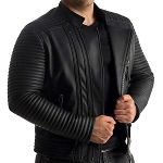 LEATHER MUSEUM 100% Pure Leather Jacket For Men's Size:(XS to 4XL) (XL)