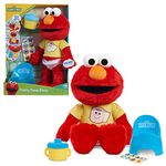 Sesame Street Potty Time Elmo 12-Inch Sustainable Plush Stuffed Animal, Sounds and Phrases, Potty Training Tool, Officially Licenced Kids Toys for Ages 18 Month