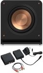 Klipsch RP-1200SW 800W Subwoofer with 12 Inch Cerametallic Driver with a Klipsch WA-2 Wireless Subwoofer Kit (2023)