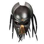 KENANLAN Predator Helmet Mask, Halloween Masque Helmet, Predator Mask Latex Full Head Cover for Halloween Cosplay