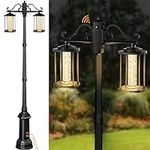 Outdoor Lamp Post Light with GFCI O
