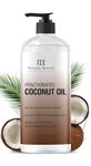 Botanic Hearth Fractionated Coconut Oil For skin | Liquid Carrier Oil for Diluting Essential Oils - Skin, Lip, Body & Hair Oil moisturize| 16 Fl Oz