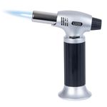 LIVIVO Kitchen Baking Blow Torch Refillable Gas Butane Blowtorch Lighter Kit for Kitchen Cooking, Baking, Crème Brûlée, Meringue, BBQ, Catering Chef, Culinary - Adjustable Flame Lighter