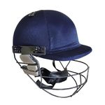 Prokick Pioneer Cricket Helmet with Adjustable Steel Grill, Navy - Small