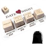 ZCOINS Date Night Ideas for Couples Game, Romantic Dice Games for Couples Fun,Valentines gifts for him and her Valentines day Anniversary Wedding date Gifts