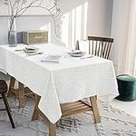 JSFLY Waterproof Cotton Linen Table