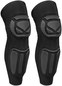 TUOY Knee Pad with Shin Guard Pads, Protective Shin/Knee Sleeve Support for Soccer, Football, Basketball, Wrestling, Volleyball (A Pair)