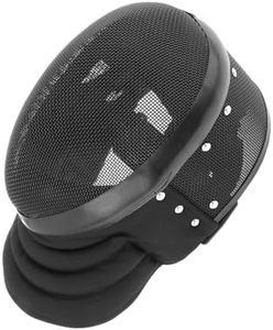 GeRRiT Hema Helmet,1600N Hema Mask,Fencing Coach Mask,Hema Fencing Protective Gear (Detachable, Large), Black