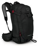 Osprey Men's Kamber 30 Ski and Snowboard Backpack, Black