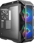 Cooler Master MasterCase H500M ARGB Airflow ATX Mid-Tower with Quad Tempered Glass Panels, Dual 200mm ARGB Fans, Type-C I/O Panel, Vertical GPU Slots & ARGB Lighting System, MCM-H500M-IHNN-S00