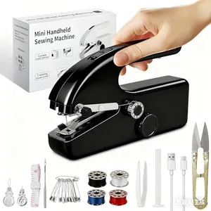 Handheld Sewing Machine Cordless – Portable Stitching Machine for Quick Repairs, Mini Handheld Sewer, Pocket Sewing Machine Gift (White)
