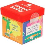 Talking Tables Kids Trivia Travel Game|Pocket Size Journey Questions to Play Whilst Travelling in Car, Train or at Home| Boredom Busters or Secret Santa Stocking Filler