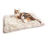 Hamkaw Self-warming Dog Bed Foldable Convertible Self Heating Plush Cat Bed Nest Machine Washable & Removable Thermal Pet Cushion Pad Mat Blanket for Travel Home Indoor Outdoor - Improved Sleep