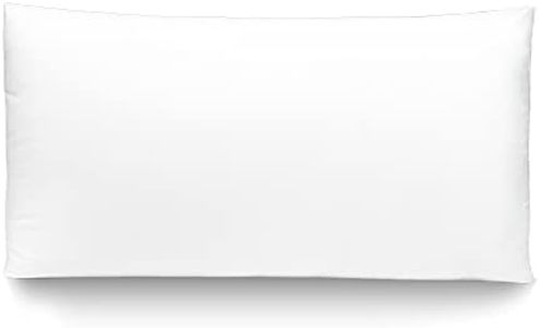 Cecotec Almohada Flow PureComfort 70 cm. Fibra con Tacto de Seda y Tratamiento Antiácaros y Antibacterias, Máximo Confort, Sensación de Firmeza Medio-Baja, Lavable