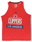 adidas NBA Los Angeles Clippers Men's Loud & Proud Climalite Ultimate Tank Top, X-Large, Red