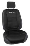 SPARCO SPCS424BK Ergonomic backrest, Black Color