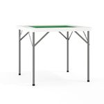 Flash Furniture 34.5-Feet ' Square Granite White Folding Game Table with Green Playing Surface, DAD-MJZ-88-GG