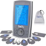 Belfiu TENS Unit 24 Modes Muscle Stimulator 24 Modes Muscle Stimulator for Pain Relief Therapy