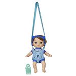 Baby Alive Littles, Carry ‘N Go Squad, Little Matteo Brown Hair Boy Doll, Carrier, Accessories, Toy for Kids Ages 3 Years & Up