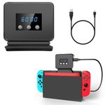 EEEKit Cooling Fan for Nintendo Switch Dock Set, Temperature Display Cooler for NS Original Docking Station, USB Powered