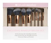 Brushworks Exclusive Makeup Brush Set in Nude