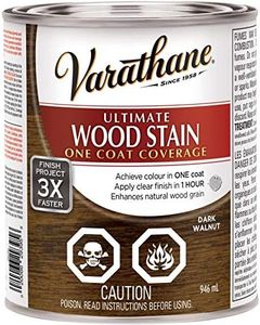 Varathane Ultimate Oil-Based Interior Wood Stain in Dark Walnut, 946 mL