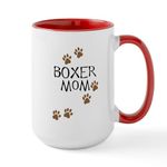 CafePress Boxer Mom Large Mug 15 oz (444 ml) Ceramic Coffee Mug