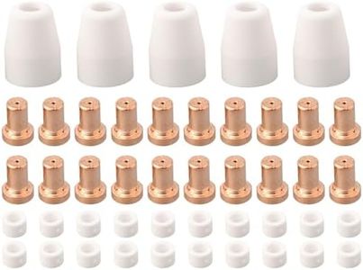 Ryoneng 65pcs Plasma Cutter Consumables Welding Accessories Kit for Parkside Riland Jasic Mitech and Similar Machines
