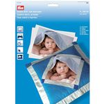 PRYM_611930-1 Creative Fabric, Printable ( 1 pack of 5 sheets) Blue 21 x 30 centimeters