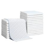 Pets Empire Pet Training Pads, Super Absorbent & Leak-Proof Pee Pad, Quick Dry Floor Protection Mat for Potty Training, Disposable Urine Poop Mats for Dogs, Puppies Trainings - 10N (23 X 24 Inch)
